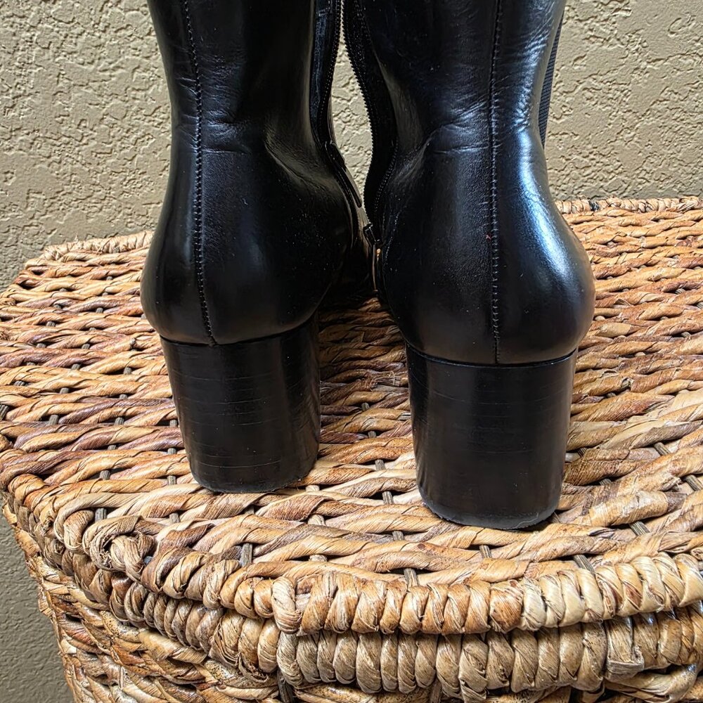 Ecco-Black ankle boots size 9.5 - Picture 4 of 4